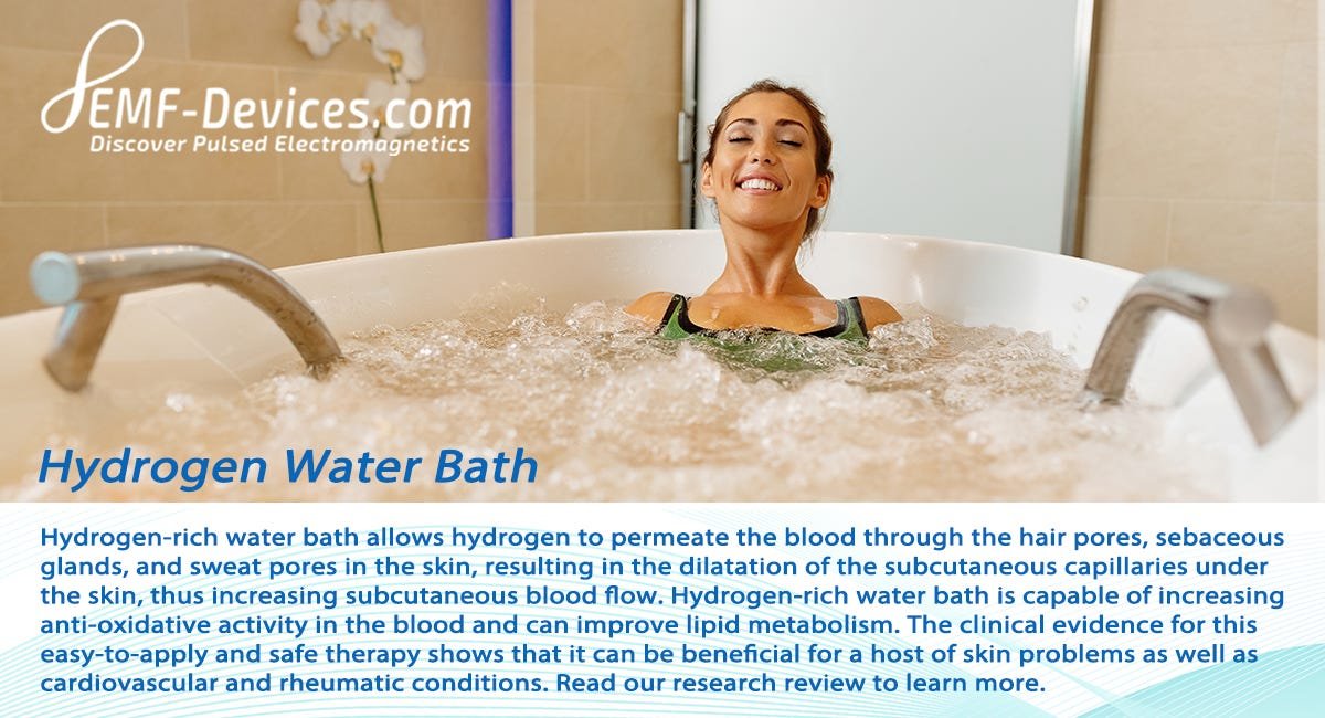 Hydrogen Water Bathing - Research Hydrogen Water Bathing - Research