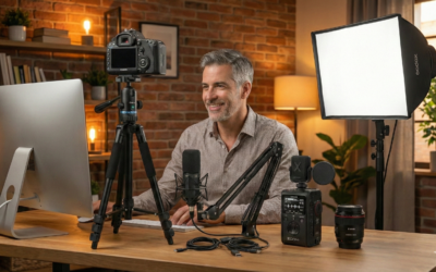 Best Camera, Light and Mic for Podcast, Webinar, and Online Meeting