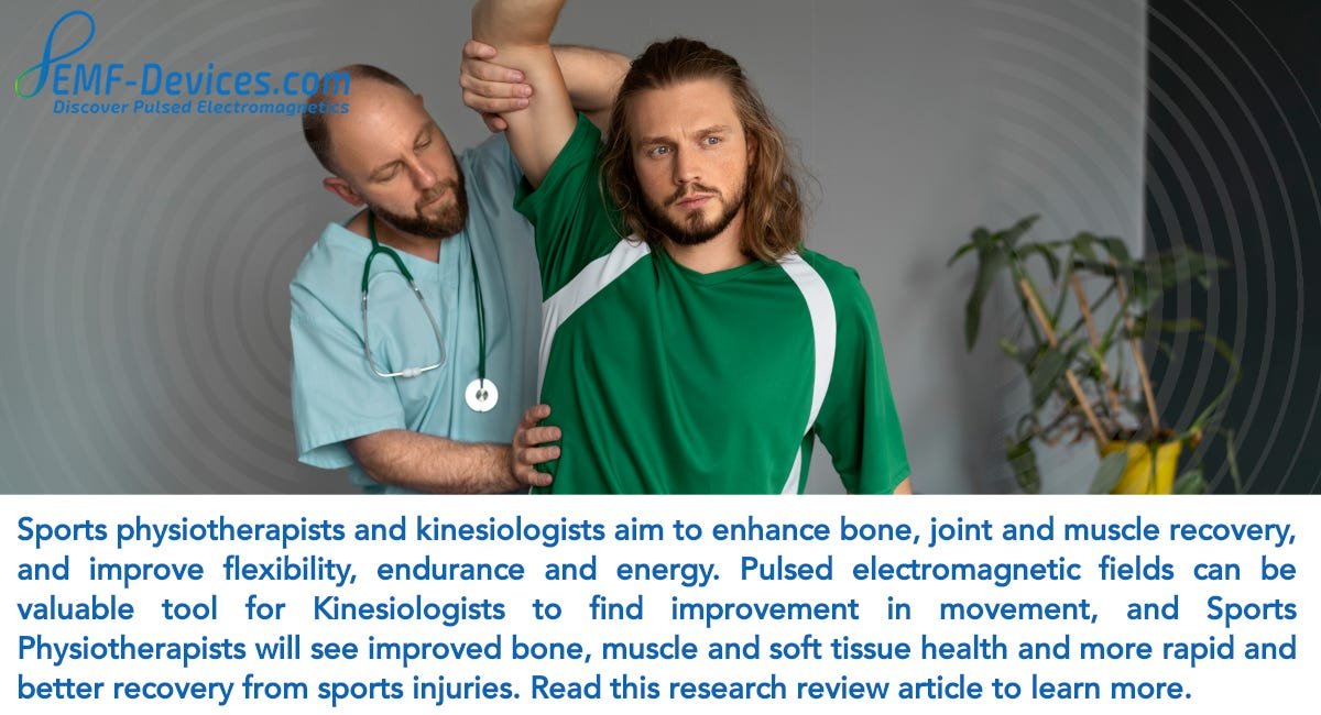 PEMF for sports physiotherapy and kinesiology msd