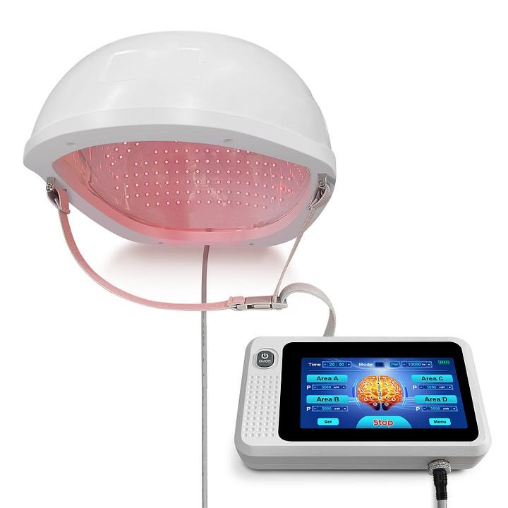 Transcranial laser light helmet 810 1070nm for Sale