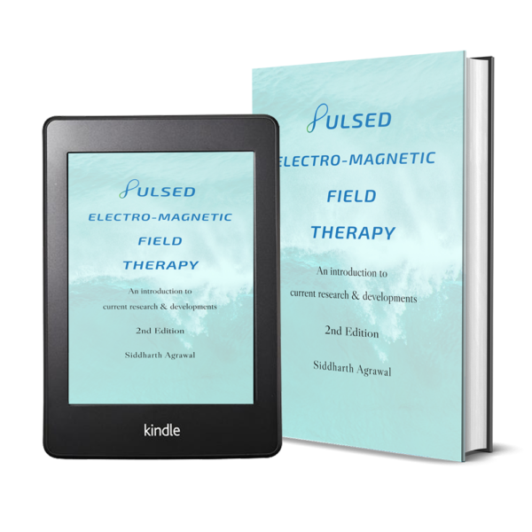 the pulsed electromagnetic field therapy book agrawal paperback kindle ebook cover